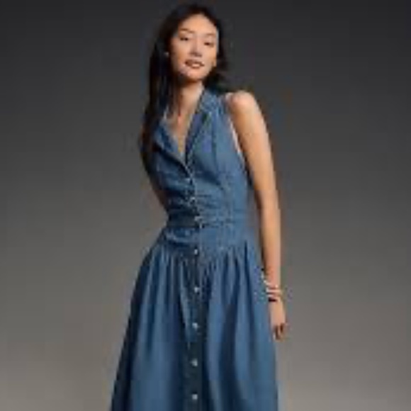 Reformation Lilith Denim Dress - Picture 1 of 1